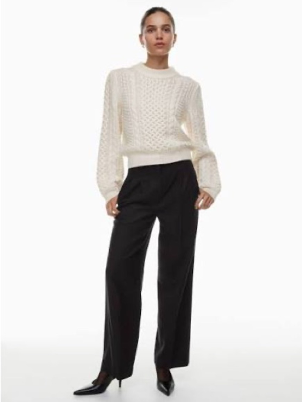 Aritzia Wool/Cashmere blend Effortless Pant